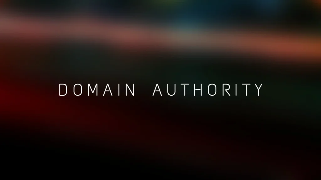 DOMAIN AUTHORITY